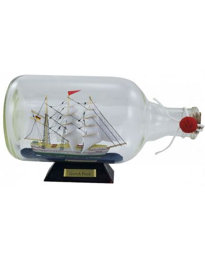 Кораб в бутилка Sea Club - Gorch Fock, 27.5 x 15 cm - 1